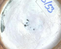 Iparművészeti vállalatos Gorka váza / kancsó, mázas kerámia, matricával jelzett, kis kopásnyomokkal,...