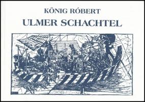 König Róbert: Ulmer Schachtel. Bp., é.n., Galéria 13 Soroksár. 16 sztl. oldal. Harántalakú katalógus. Kiadói papírkötés.
