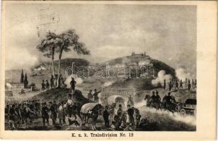 1913 K.u.K. Traindivision Nr. 12. Die Schlacht von Custozza am 25. Juli 1848 / Custozzai ütközet 1848. július 25-én / Austro-Hungarian K.u.K. military, Battle of Custoza