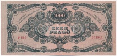 1945. 1000P "MNB" bélyeg nélkül T:I,I- 
Adamo P22