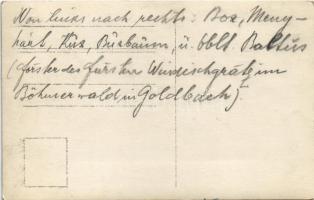 Osztrák-magyar katonák csoportja / WWI Austro-Hungarian K.u.K. military, group of soldiers. photo