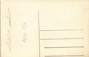 1931 Budapest I. Szent Gellért szobor, Királyi vár, Tabán. photo (EK)