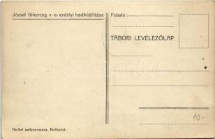 1916 Hadtáp-épület, József főherceg v. e. erdélyi hadikiállítása. Tábori levelezőlap / WWI Austro-Hu...