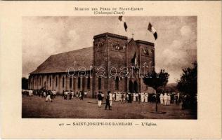Saint-Joseph-de-Bambari, LÉglise. Mission des Peres du Saint-Esprit (Oubangui-Chari) / Catholic missions in Africa