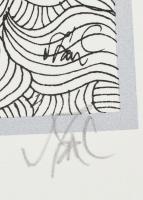 Szász Endre (1926-2003): Női arc (Emese). Szitanyomat, papír, számozott (48/100), jelzett, lapszéli ...