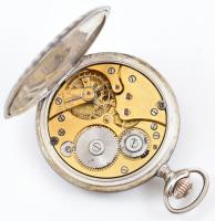 Doxa Ezüst (Ag) tokos zsabóra, jelzett számlap, működik, számlapon sérülések, kopott, d: 50mm