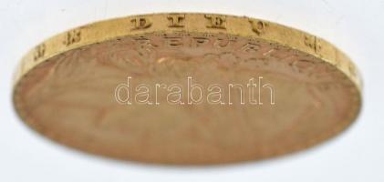 Franciaország 1902. 20Fr Au (6,46g/0.900) T:2
France 1902. 20 Francs Au (6,46g/0.900) C:XF
Krause ...