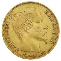 Franciaország / Második Császárság 1857A 20Fr Au "III. Napóleon" (6,42g/0.900) T:2,2- 
Fr...
