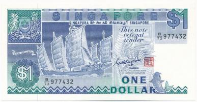 Szingapúr DN (1987) 1$ B/73 977432 T:I Singapore ND (1987) 1 Dollar B/73 977432 C:UNC Krause P#18a