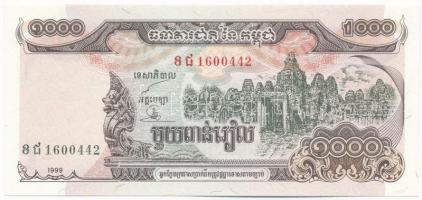 Kambodzsa 1999. 1000R T:I Cambodia 1999. 1000 Riels C:UNC Krause P#51