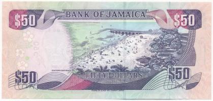 Jamaika 2007. 50$ "MQ 668416" T:I- hullámos papír
Jamaica 2007. 50 Dollars "MQ 66841...