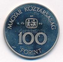1990. 100Ft Cu-Ni "SOS Gyermekfalu" T:1 (eredetileg PP) Adamo EM117