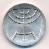 Izrael 1958. 5L Ag "A függetlenség 10. évfordulója" forgalomba nem került emlék kiadás T:1...