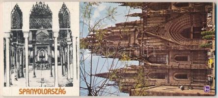 Spanyolország - modern képeslapfüzet 12 képeslappal / modern postcard booklet with 12 postcards, Spain