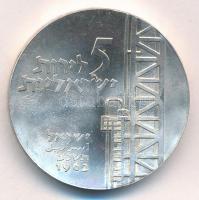 Izrael 1962. 5L Ag "A Negev-sivatag iparosítása" forgalomba nem került emlék kiadás T:2 ph...