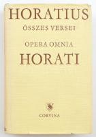 Quintus Horatius Flaccus összes versei. Szerk.: Borzsák István, Devecseri Gábor. Kétnyelvű klasszikusok. Bp., 1961, Corvina, 784+(4) p. Latin-magyar, kétnyelvű kiadás. Kiadói egészvászon-kötés, kissé sérült kiadói papír védőborítóban.