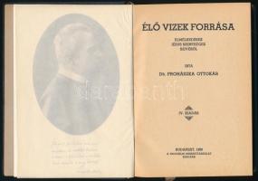 Prohászka Ottokár: Élő vizek forrása. Bp., 1938, Szociális Misszótársulat