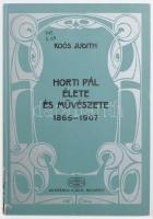 Koós Judit: Horti Pál élete és művészet 1865-1907. Bp., 1982. Akadémiai Kiadó. Kiadói kartonált papírkötésben, gerincén sérülés