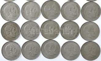 1947. 5Ft Ag "Kossuth" (40x) T:1--2- patina Adamo F8.1