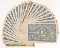 1920. 20f (3x) + 50f (24x) T:I--III (sok I-,II) Adamo K1, K2