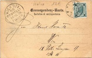 1900 Trieste, Trieszt; Castello / Schloss / Miramar Castle (fl)