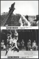 1973 ,,Otthon, édes otthon című belga film jelenetei és szereplői, 13 db vintage produkciós filmfotó, ezüst zselatinos fotópapíron, kisebb - a használatból eredő - hibákkal,18x24 cm