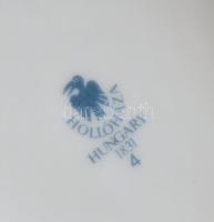 Hollóházi Szász Endre által tervezett mintával díszített váza. Matricás, jelzett, nagyobb kopásnyomo...