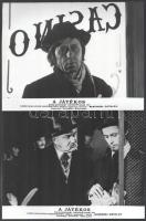 cca 1989 előtti, ,,A játékos" című csehszlovák - szovjet film jelenetei és szereplői, 9 db vint...