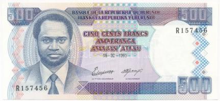 Burundi 1995. 500Fr R 157456 T:I Burundi 1995. 500 Francs R 157456 C:UNC Krause P#37A