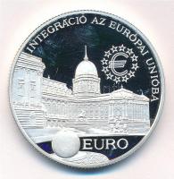 1997. 2000Ft Ag "Integráció az EU-ba-EURO I" kapszulában T:PP fo., ujjlenyomat  Adamo EM147