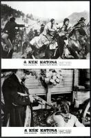 1970 ,,A kék katona" című amerikai film jelenetei és szereplői, 13 db vintage produkciós filmfo...