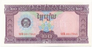Kambodzsa 1979. 20R T:III hullámos, de szép papír Cambodia 1979. 20 Riels C:F wavy, but nice paper Krause P#31a