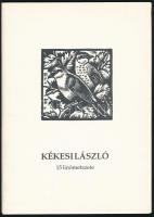 Kékesi László (1919-1993) 15 linómetszete. Bp., é.n, KBK Grafikagyűjtő és Művelődési Egyesület. Kiadói papírmappában. Sorszámozott: 192/200