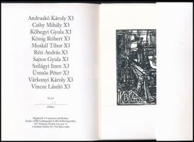 KBK 40. Bp., é.n., Kisgrafika Barátok köre. 11 db metszet, papír. Minden egyes lap jelzett. Kiadói p...