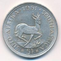 Dél-Afrika 1951. 5Sh Ag "VI. György" T:2 ph.
South Africa 1951. 5 Shilling Ag "Georg...