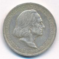 1936. 2P Ag "Liszt" T:2 patina Adamo P7.3