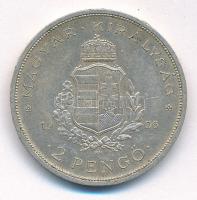 1936. 2P Ag "Liszt" T:2 patina Adamo P7.3