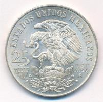 Mexikó 1968. 25P Ag "Olimpia" T:1- 
Mexico 1968. 25 Pesos Ag "Olympiad" C: AU
...