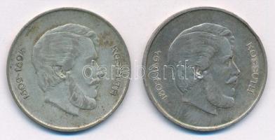 1947. 5Ft Ag "Kossuth" (2x) T:2-,3 patina Adamo F8.1
