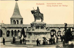 Budapest I. Szent István szobor. Taussig A. 7364.