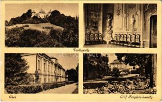1940 Gács, Halic; Várkastély, Gróf Forgách kastély, belső / castle interior (Rb)