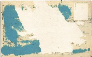 Besztercebánya, Banská Bystrica; Mária oszlop, Ivánszky Elek üzlete / statue, shop (Rb)