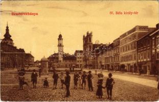 1907 Besztercebánya, Banská Bystrica; IV. Béla király tér / square (Rb)
