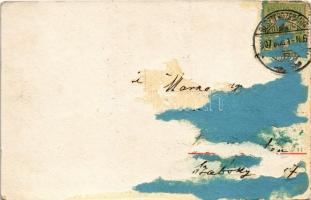 1907 Besztercebánya, Banská Bystrica; IV. Béla király tér / square (Rb)