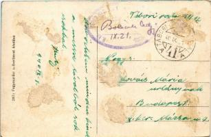 1940 Nagykend, Chendu Mare, Kend; Papilak és tanítói lak, Református elemi népiskola, templom / Calv...