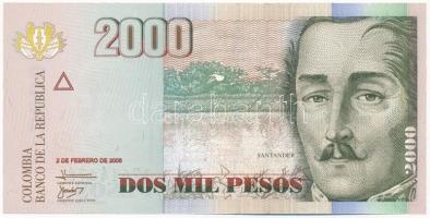 Kolumbia 2006. 2000P 27614678 T:I  Colombia 2006. 2000 Pesos 27614678 C:UNC Krause P#457b