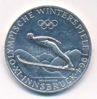 Ausztria 1964. 50Sch Ag "IX. Téli Olimpia Innsbruck" T:1-,2 Austria 1964. 50 Schilling Ag "9th Winter Olymplics Innsbruck" C:AU,XF  Krause KM#2896