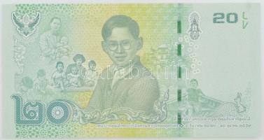 Thaiföld 2017. 20B 7K 1720879 IX. Ráma emlék kiadás T:I Thailand 2017. 20 Baht 7K 1720879 Remembrance of His Majesty King Bhumibol Adulyadej The Great commemorative issue C:UNC Krause P#130