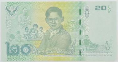 Thaiföld 2017. 20B "7K 1720879" "IX. Ráma" emlék kiadás T:I Thailand 2017. 20 Baht "7K 1720879" "Remembrance of His Majesty King Bhumibol Adulyadej The Great" commemorative issue C:UNC Krause P#130