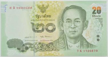 Thaiföld 2017. 20B "7K 1720879" "IX. Ráma" emlék kiadás T:I
Thailand 2017. 20 B...